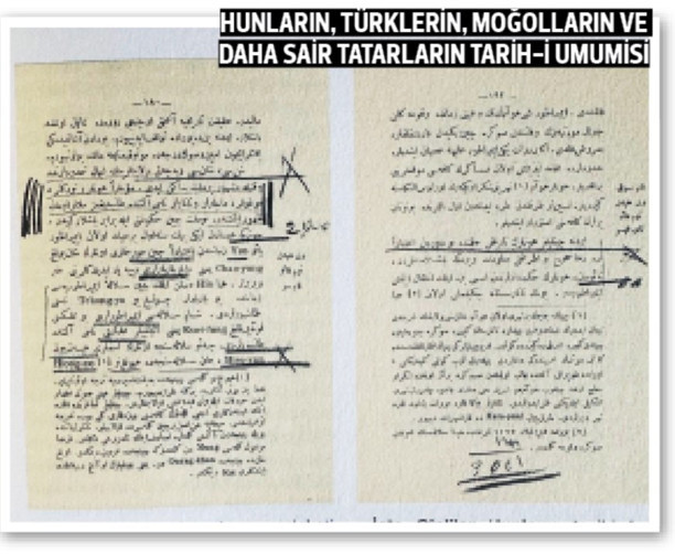 Atatürk’ün altını çizdiği satırlar