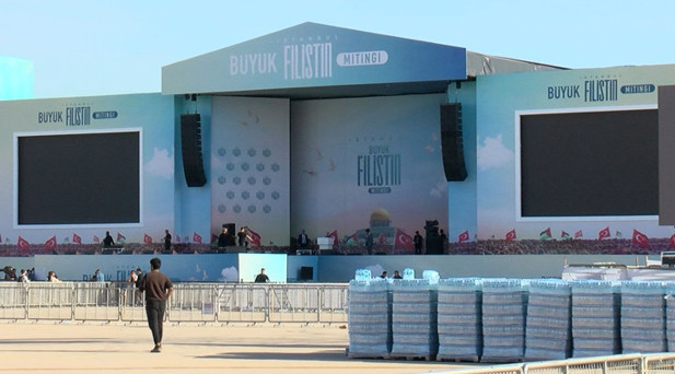 MİTİNG İÇİN HAZIRLIKLAR TAMAM