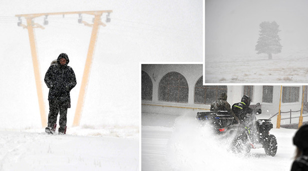 ULUDAĞDA KAR, FIRTINA VE SİS ETKİLİ