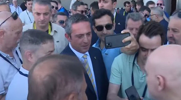 ALİ KOÇ DA STADA GELDİ
