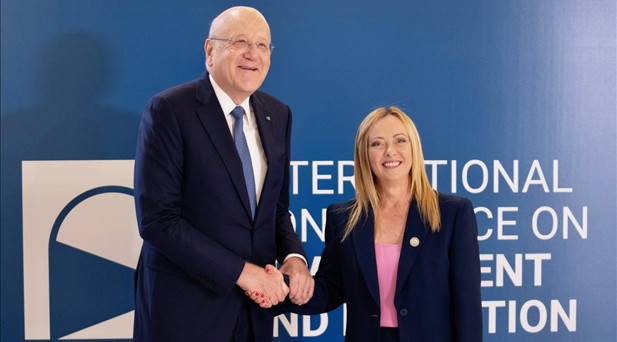 İtalya Başbakanı Meloni, Lübnan Başbakanı Mikati ile bölgedeki durumu görüştü