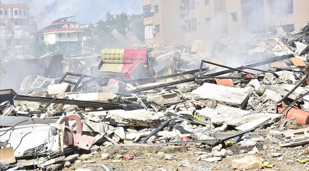 Beyrutun güneyine saldırılar