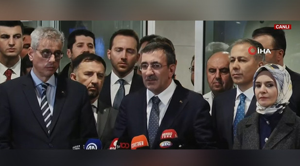 CEVDET YILMAZ VE BAKANLAR AÇIKLAMA YAPTI