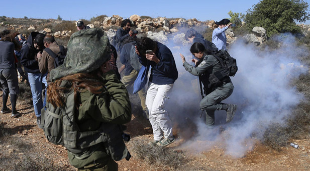 İsrail güçleri Batı Şeriada zeytin toplamak isteyen Filistinlilere müdahale etti