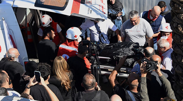 Yaşamını yitiren 3 gazetecinin naaşı Beyruta getirildi