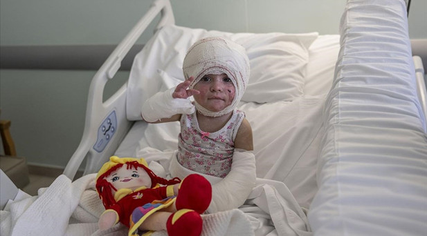İsrail saldırılarının mağduru çocuklar, Lübnanın yanık ünitesine sahip tek hastanesinde tedavi görüyor