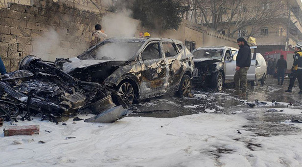 Terör örgütü PKK/YPG Münbiç ilçesine saldırılar düzenliyor