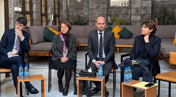 Almanya ve Fransa Dışişleri Bakanı Şamı ziyaret etti
