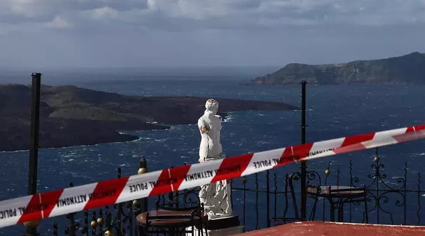 Santorini açıklarında 5.1 büyüklüğünde deprem