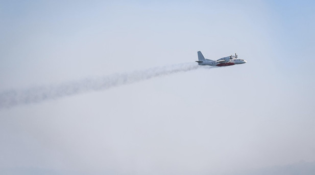 BURSANIN 2 İLÇESİNDE ÇIKAN ORMAN YANGININDAN BİRİ KONTROL ALTINA ALINDI