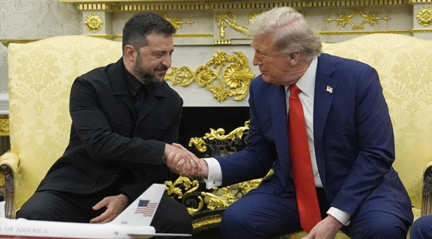 Zelenskiden Trumpa hediye: Savaş gazisinin golf sopası