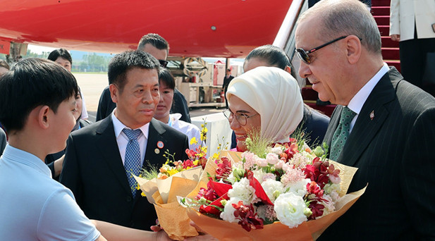 Cumhurbaşkanı Erdoğan Çinde