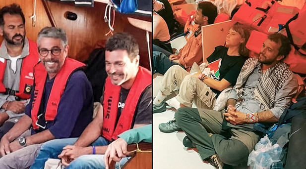 Aktivistler İsraile götürülüyor