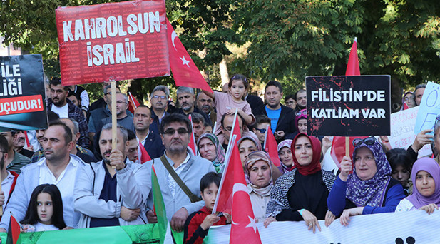 Çankırıda Küresel Sumud Filosuna destek programı düzenlendi