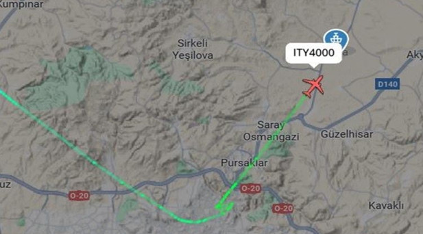 Papa 14. Leonun uçağı en çok takip edilen uçuş oldu