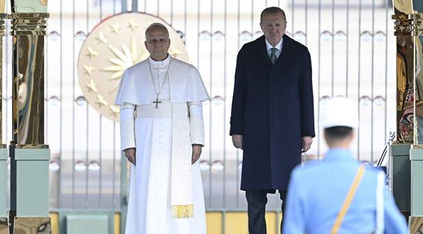 Erdoğan ile Papanın görüşmesi sona erdi