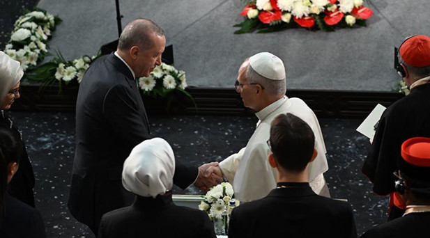 Cumhurbaşkanı Erdoğan ve Papadan ortak basın toplantısı