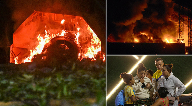 Venezuela’ya hava saldırısından son görüntüler