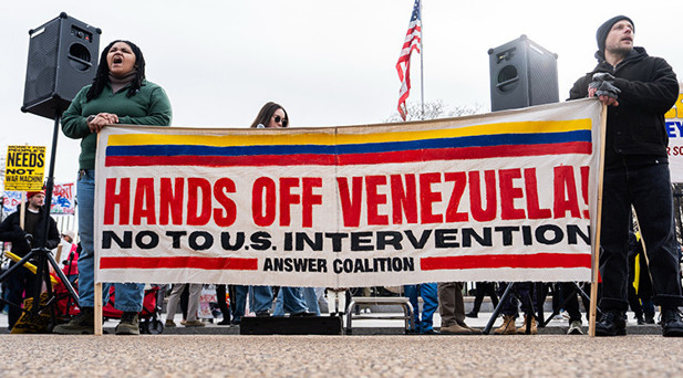 Beyaz Sarayda Maduro eylemi