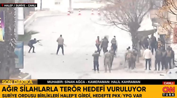 Suriye ordusu ve YPG/PKK arasında çatışma