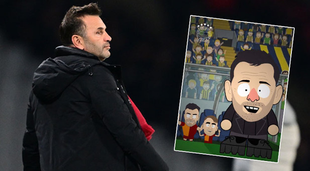 Fenerbahçeden, Galatasaraya üst üste göndermeler Okan Buruk için Kimse görmeden paylaşımı