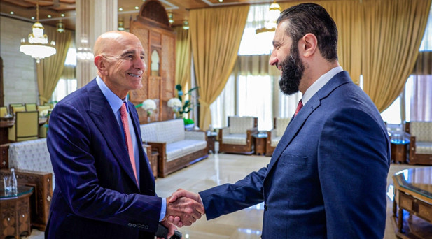 Suriye Cumhurbaşkanı Şara, Barrack ile görüştü