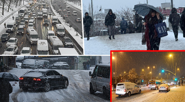 İSTANBUL KAR ALTINDA