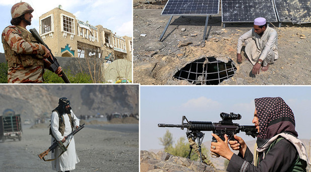 Pakistan-Afganistan savaşından kareler