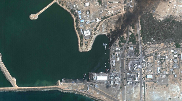 Ummanda limana İHA saldırısı