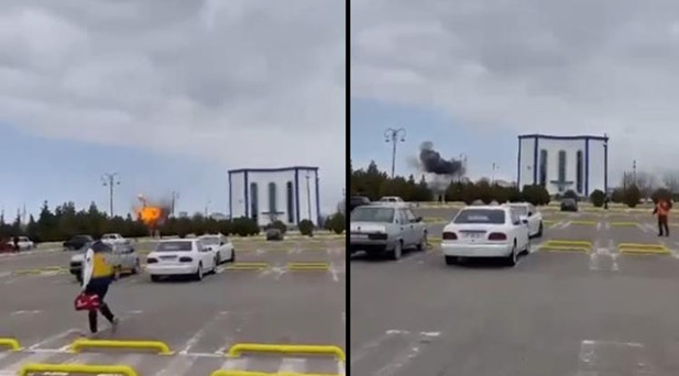 Nahçıvanda İrana ait İHA vuruldu