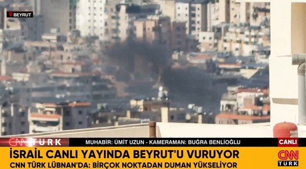 İsrail, Beyrutu vurdu