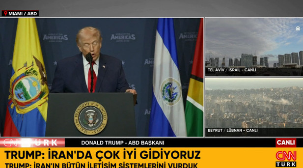 Trump: İranda çok iyi gidiyoruz