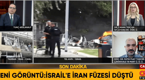 İran füzesi Tel Avivi vurdu