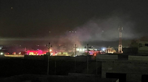 Bağdatta bir otele İHA isabet etti