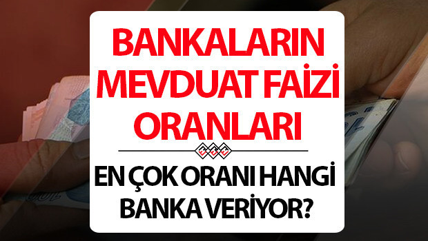 BANKA FAİZ ORANLARI (19 NİSAN 2025) GÜNCEL: Bankaların mevduat faizi oranları ne kadar oldu 1 milyon TL aylık faiz getirisi.. İşte, faiz oranları listesi