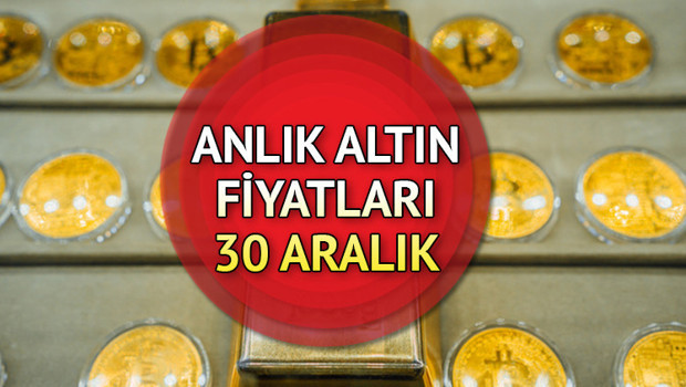 ANLIK ALTIN FİYATLARI 30 ARALIK 2025 CANLI TAKİP EKRANI || Bugün 1 gram altın, çeyrek altın, Cumhuriyet altını ve ONS altın alış - satış fiyatı ne kadar İşte Kapalı çarşı altın fiyatları
