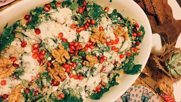 İstanbullu Kadının İç Hafifleten Rokalı Kinoa Salatası