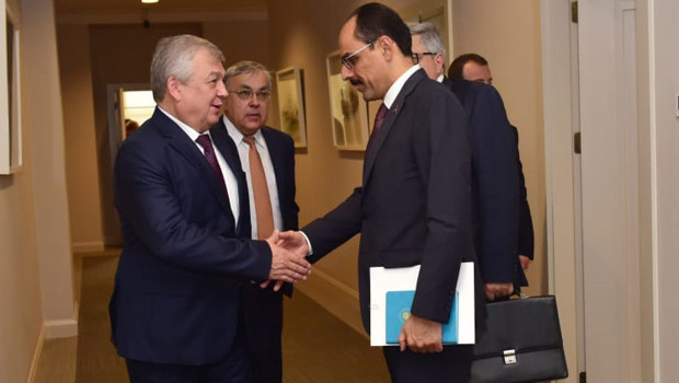 İbrahim Kalın, Rusya'nın Suriye Özel Temsilcisi ile görüştü