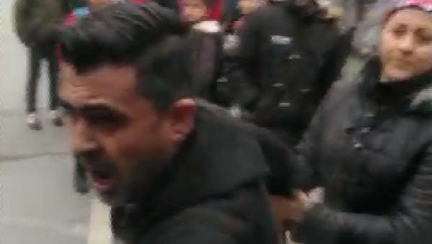 İETT otobüsünde korku dolu anlar