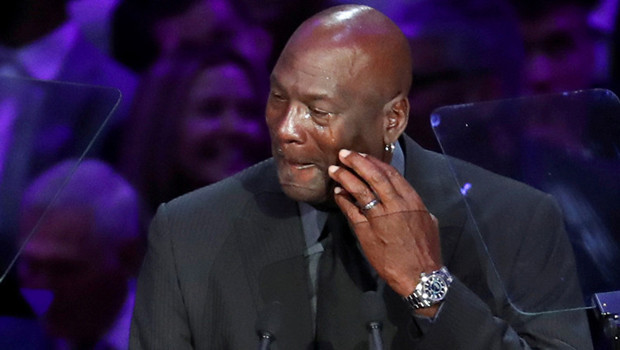 Kobe Bryantın veda töreninde Michael Jordan gözyaşlarını tutamadı
