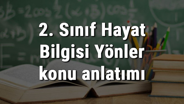 2. Sınıf Hayat Bilgisi Yönler konu anlatımı