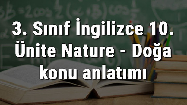 3. Sınıf İngilizce 10. Ünite Nature - Doğa konu anlatımı