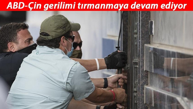 Son dakika: ABD - Çin gerilimi tırmanıyor... Konsolosluğu kapısını kırıp aradılar