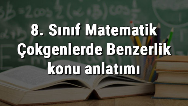 8. Sınıf Matematik Çokgenlerde Benzerlik konu anlatımı
