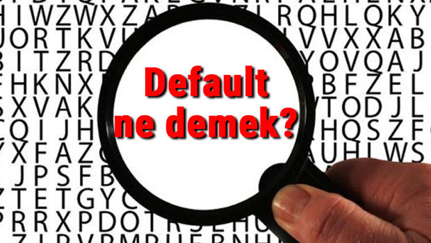 Default ne demek? İngilizce Default kelimesinin Türkçe anlamı nedir?