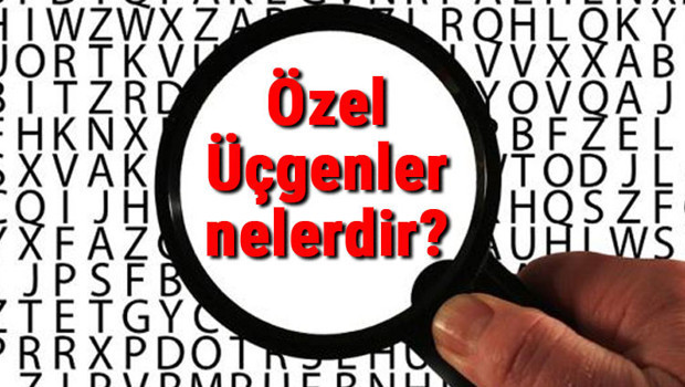 Özel Üçgenler nelerdir? Özel Üçgenler (8,15,17) - (7,24,25) - (30,60,90) ve diğer hepsi konu anlatımı