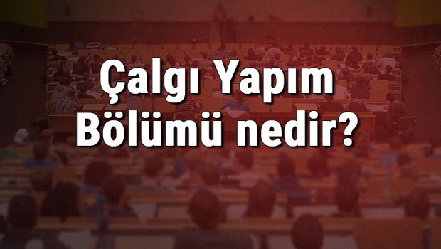 Çalgı Yapım Bölümü nedir ve mezunu ne iş yapar? Bölümü olan üniversiteler, dersleri ve iş imkanları