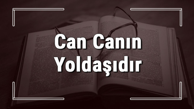 Can Canın Yoldaşıdır atasözünün anlamı ve örnek cümle içinde kullanımı (TDK)