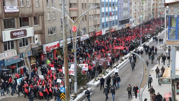 Hakkari, Gara şehitleri için tek yürek oldu