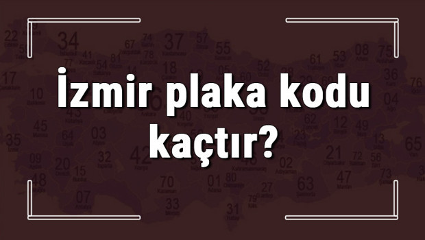 İzmir plaka kodu kaçtır? İzmir ve ilçelerinin plaka harfleri
